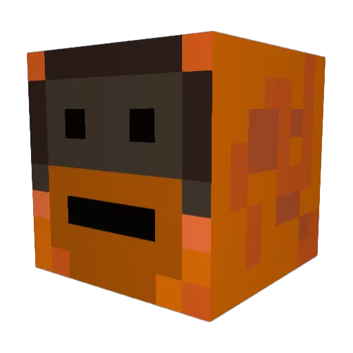 ScantySandwich Minecraft avatar head, 3D render