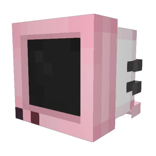 Scapetory Minecraft avatar head, 3D render