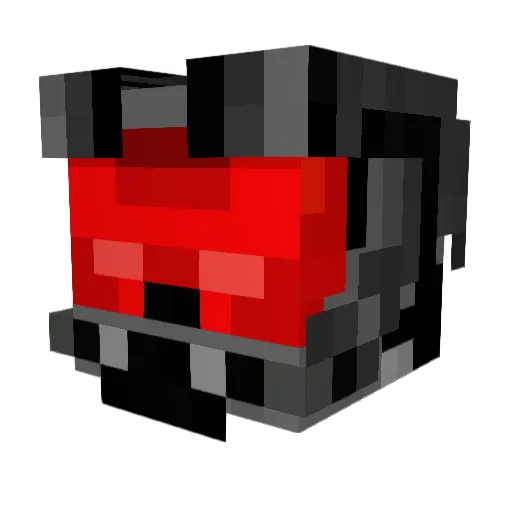 Scaphoide Minecraft avatar head, 3D render
