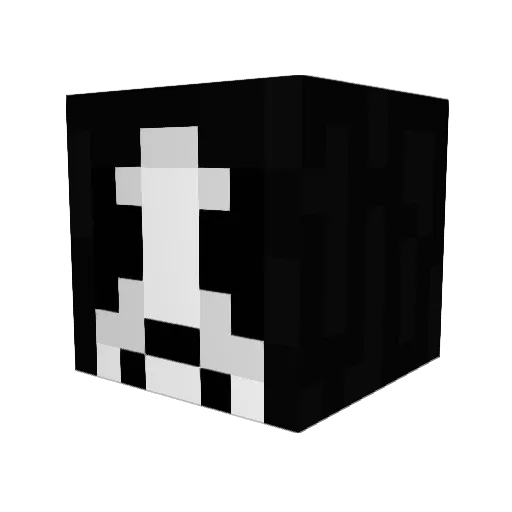 Scar3crowss Minecraft avatar head, 3D render
