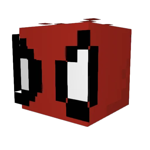 ScarBleid Minecraft avatar head, 3D render