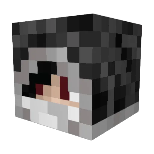 ScarFace22 Minecraft avatar head, 3D render