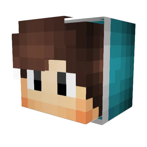 ScarGamer_YT Minecraft avatar head, 3D render