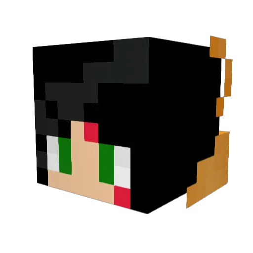 Scar_721 Minecraft avatar head, 3D render