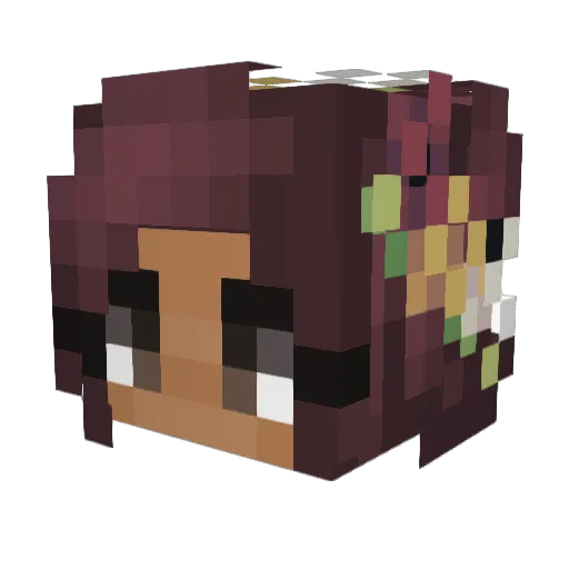 Scar_Arch Minecraft avatar head, 3D render