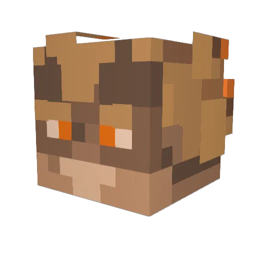 Scar_Smith Minecraft avatar head, 3D render