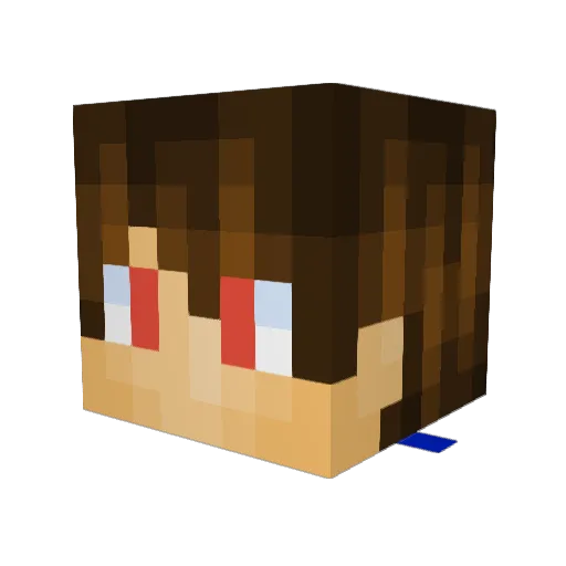 Scar_Sosat Minecraft avatar head, 3D render