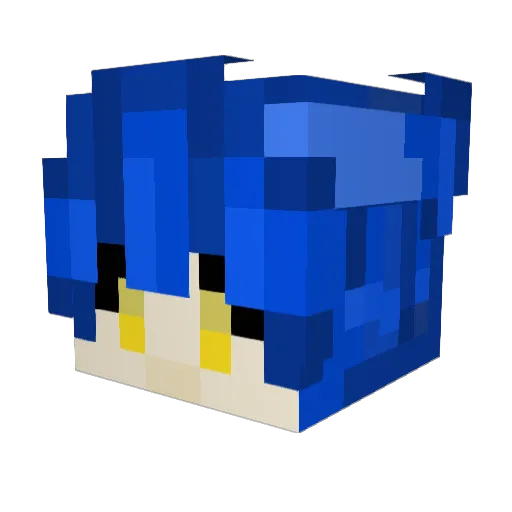 Scarabaunty Minecraft avatar head, 3D render