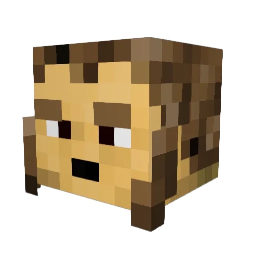 Scaraphobic17 Minecraft avatar head, 3D render