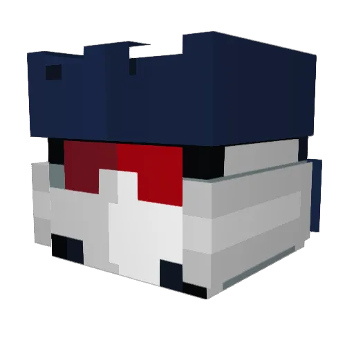 Scarby_Angel Minecraft avatar head, 3D render