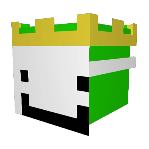 ScarceFir2849 Minecraft avatar head, 3D render