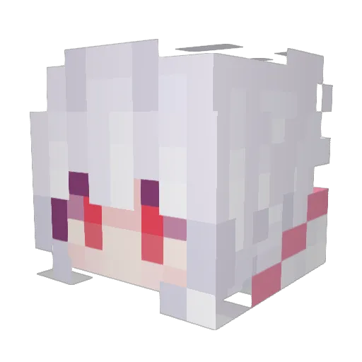 Scardzs Minecraft avatar head, 3D render