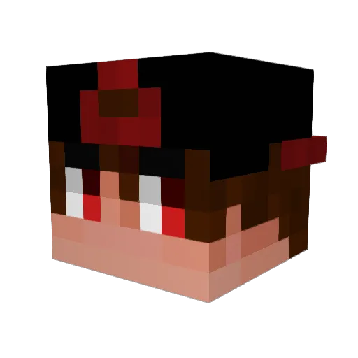 ScareSlave27 Minecraft avatar head, 3D render