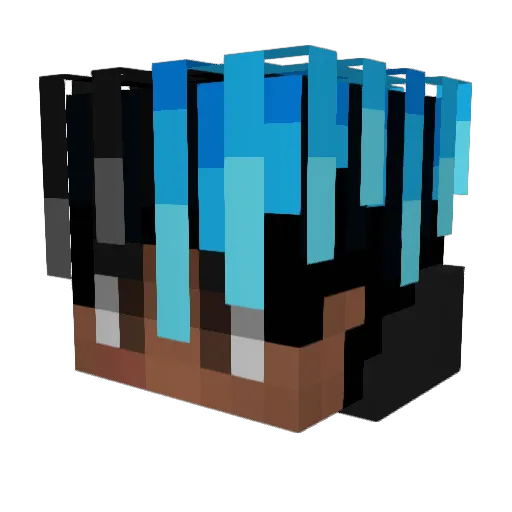 Scared31 Minecraft avatar head, 3D render