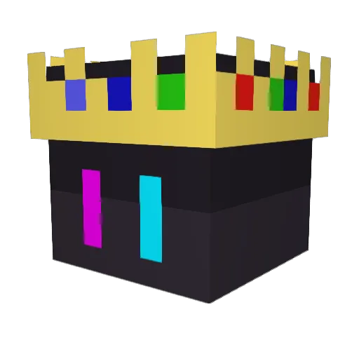 Scareyyyy Minecraft avatar head, 3D render