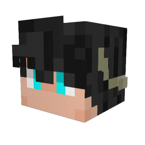 ScargonUI Minecraft avatar head, 3D render