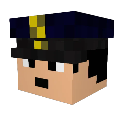 Scarhand420 Minecraft avatar head, 3D render