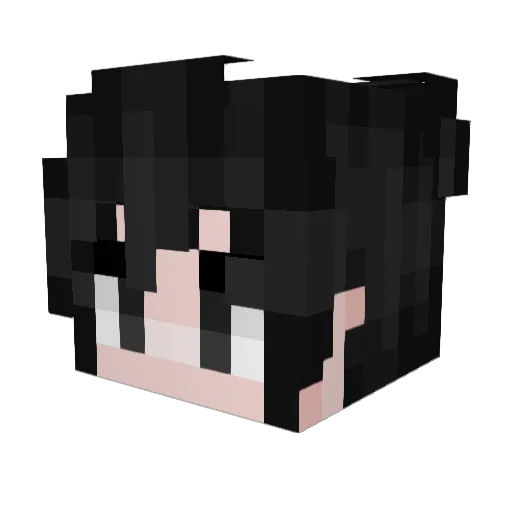 Scarlet97531 Minecraft avatar head, 3D render