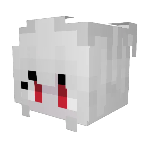 ScarletCranberry Minecraft avatar head, 3D render