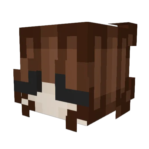 ScarletMizzy Minecraft avatar head, 3D render