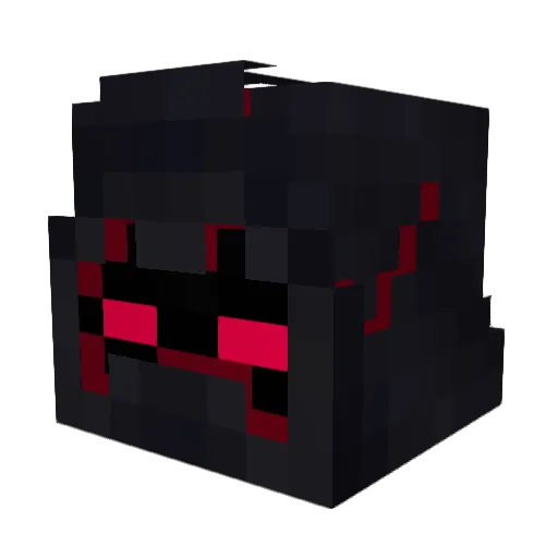 Scarlet_Eclipse Minecraft avatar head, 3D render