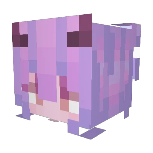 Scarlet_Minx Minecraft avatar head, 3D render