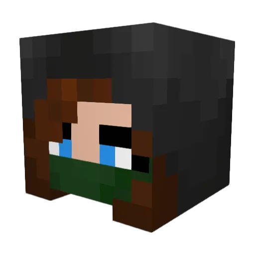 Scarlet_Owerkill Minecraft avatar head, 3D render