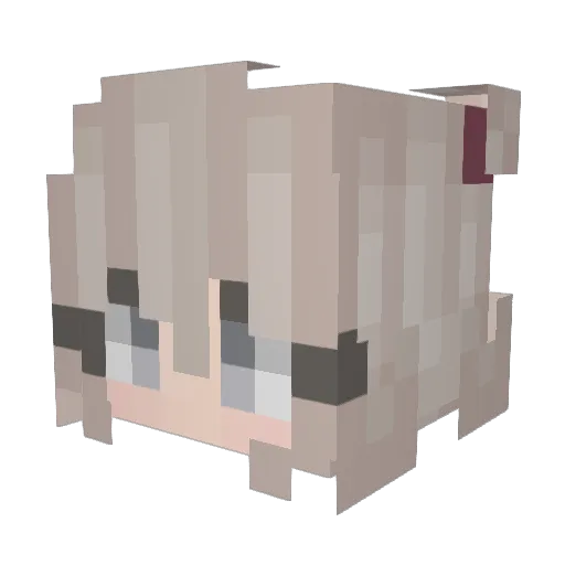 Scarlet_Roses23 Minecraft avatar head, 3D render