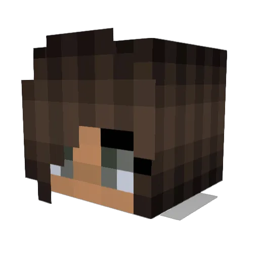 Scarletstar0517 Minecraft avatar head, 3D render