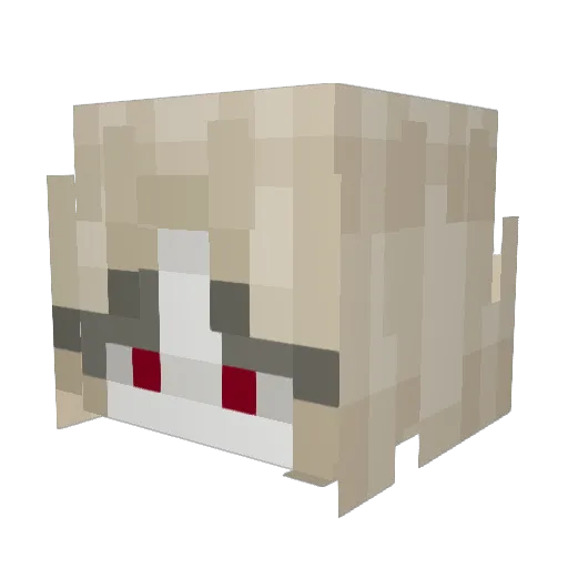 Scarlett_Rosa Minecraft avatar head, 3D render