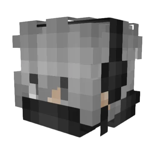 Scarps_fv Minecraft avatar head, 3D render