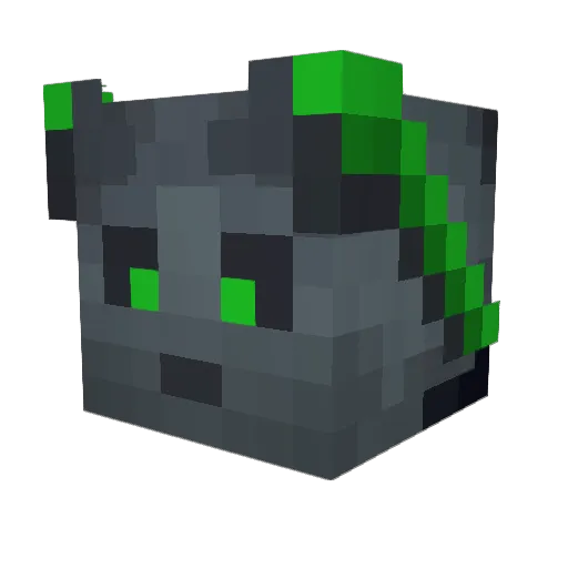 Scarry_Kappa Minecraft avatar head, 3D render