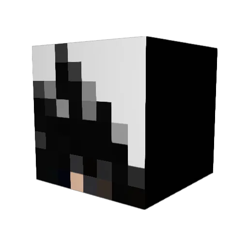 Scarsitus Minecraft avatar head, 3D render