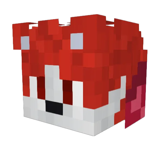 Scartbw Minecraft avatar head, 3D render