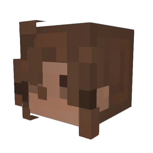 ScaryCoffehBean Minecraft avatar head, 3D render