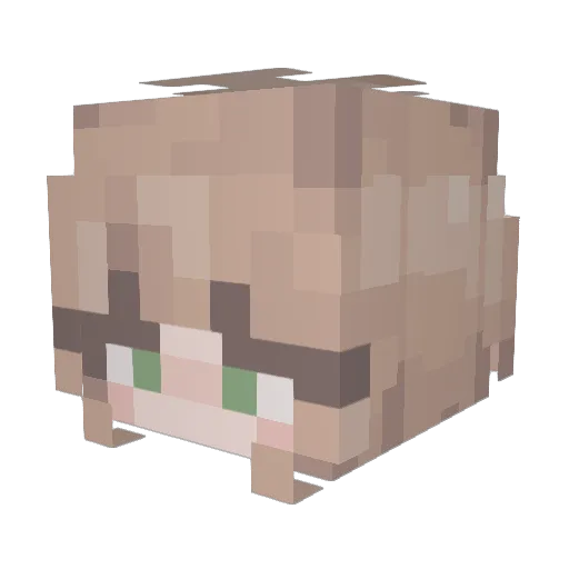 ScaryLapis Minecraft avatar head, 3D render