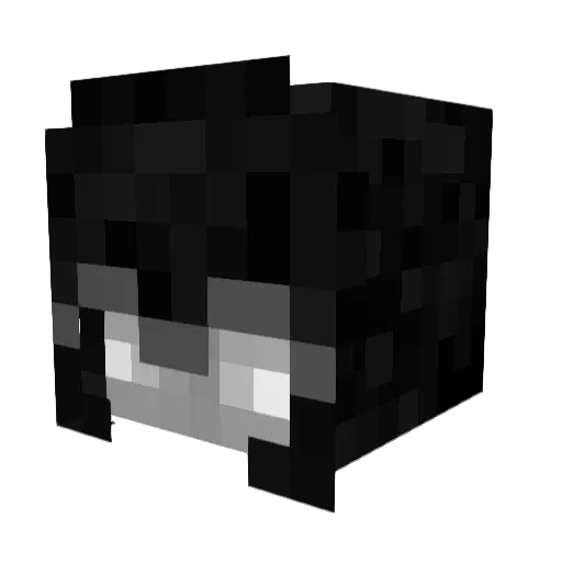 ScaryMary_ Minecraft avatar head, 3D render