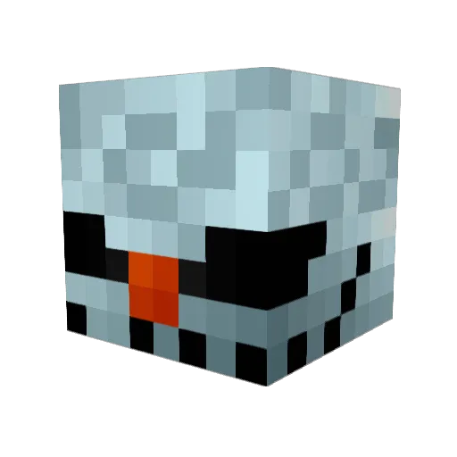 ScarySnowman2244 Minecraft avatar head, 3D render