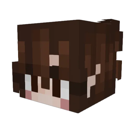 Scary_Celery Minecraft avatar head, 3D render