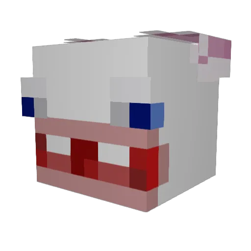 Scaryterry768 Minecraft avatar head, 3D render