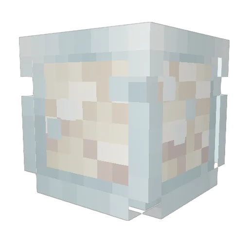 Scatophile Minecraft avatar head, 3D render