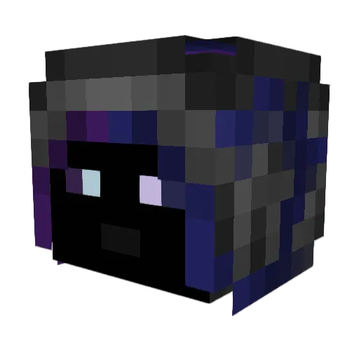 ScayZee Minecraft avatar head, 3D render
