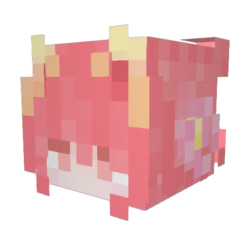 Scelazt Minecraft avatar head, 3D render