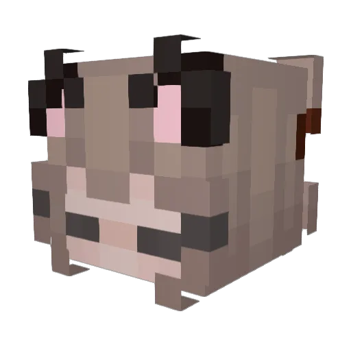 ScenicEnding Minecraft avatar head, 3D render
