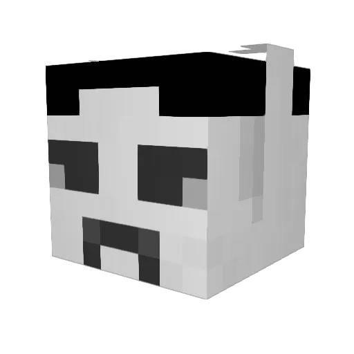 SceptileRocks56 Minecraft avatar head, 3D render