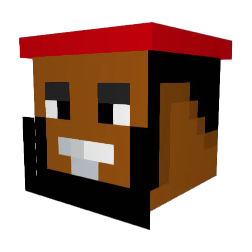 Sch1ling Minecraft avatar head, 3D render