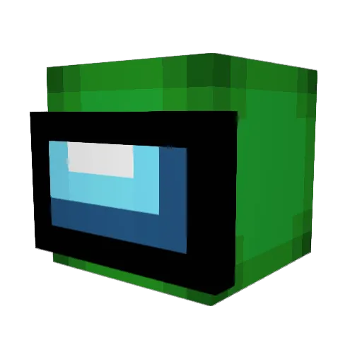 SchDye Minecraft avatar head, 3D render