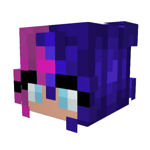 Schaidy Minecraft avatar head, 3D render