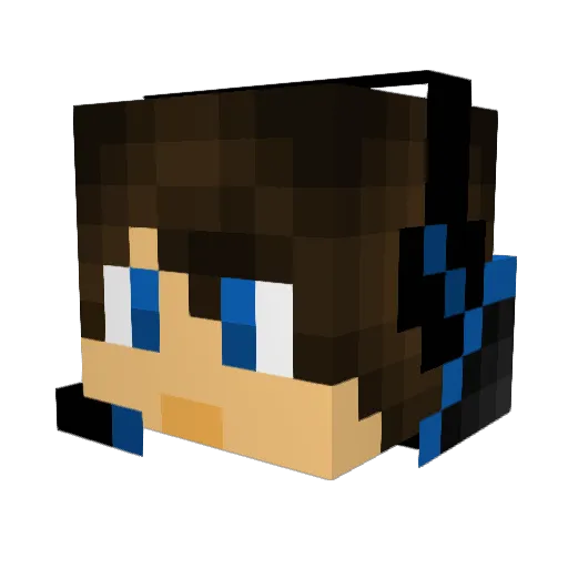 Schango2000 Minecraft avatar head, 3D render