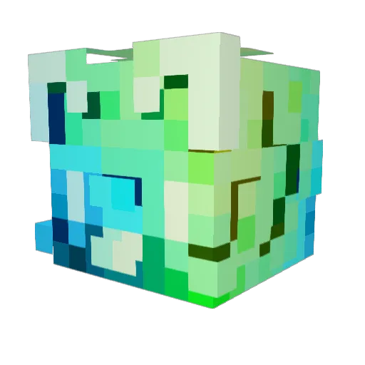 Scharfschutze07 Minecraft avatar head, 3D render